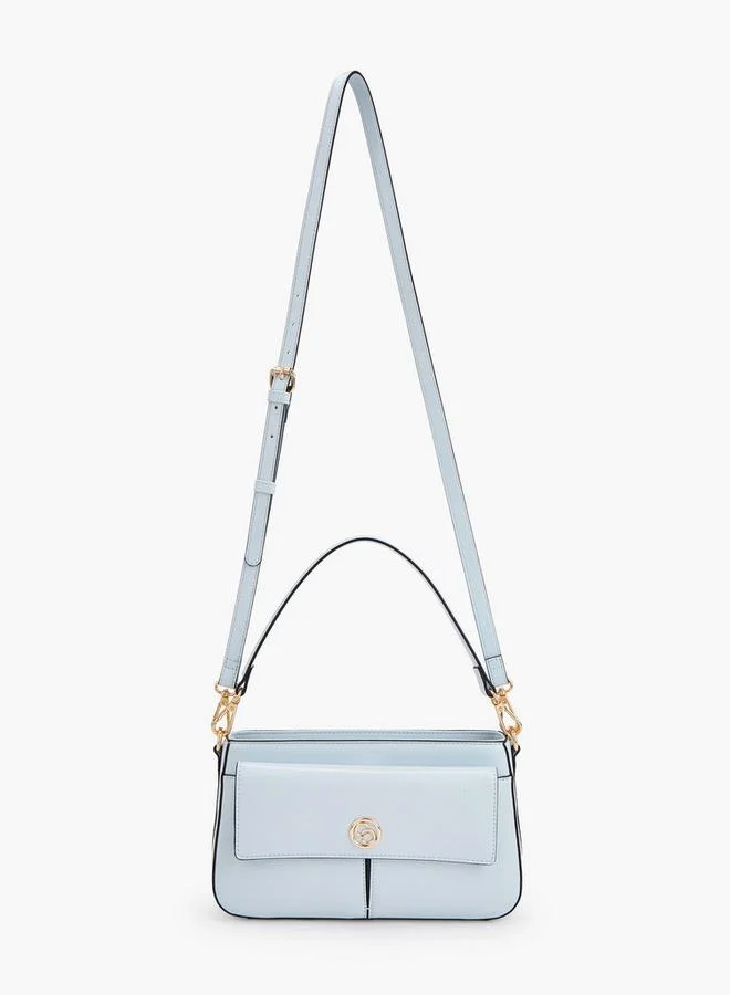 سيليست Logo Detail Crossbody Bag With Detachable Strap