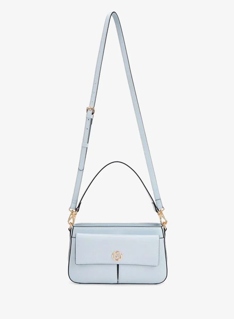 سيليست Logo Detail Crossbody Bag With Detachable Strap