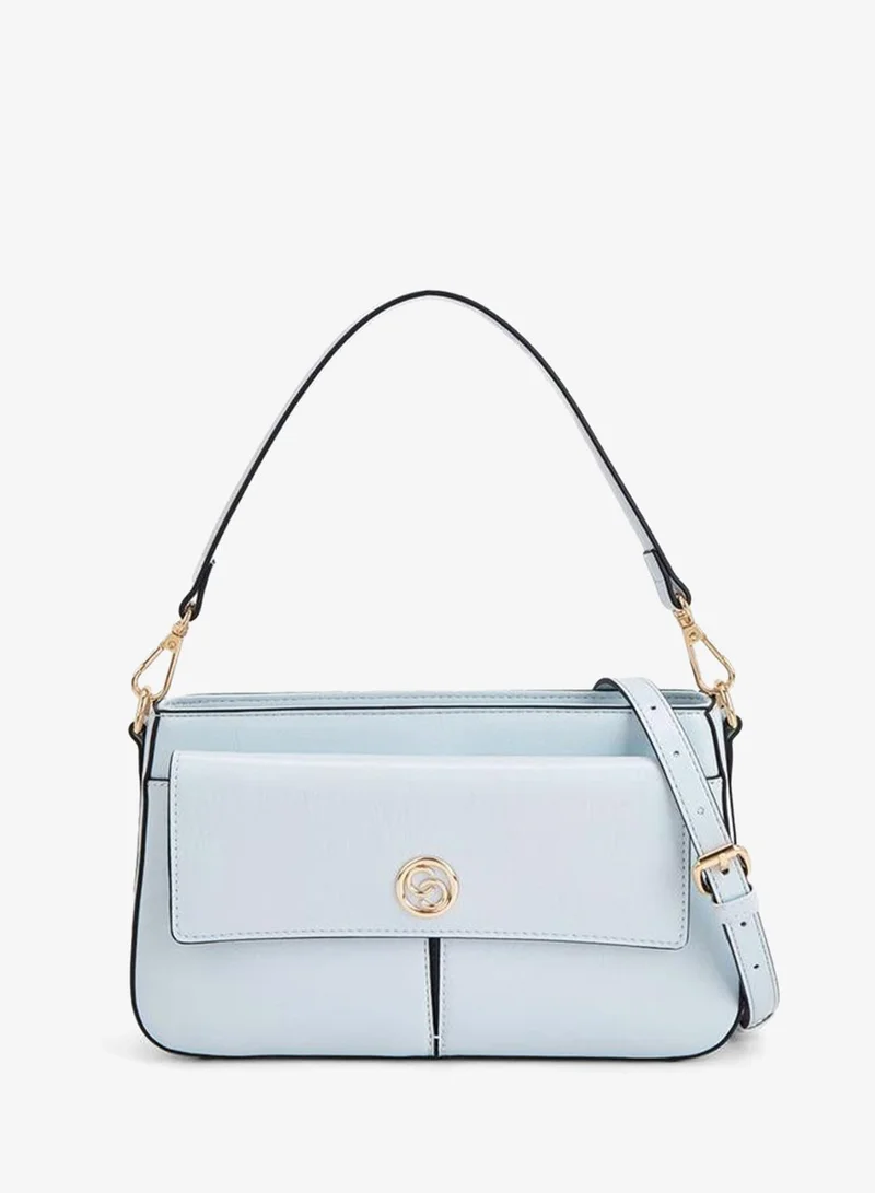 سيليست Logo Detail Crossbody Bag With Detachable Strap