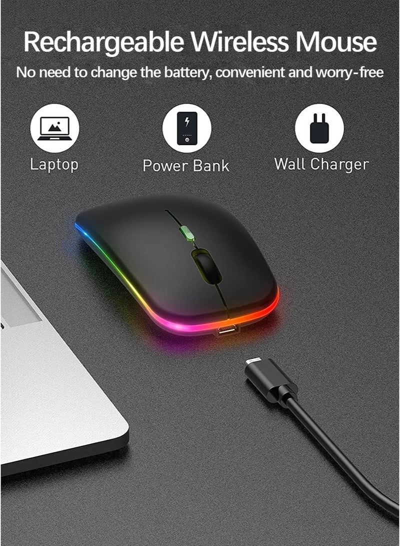 Mouse Wireless 600.0 mAh M40 Ultra-Thin Wireless Mouse Black - Image 2