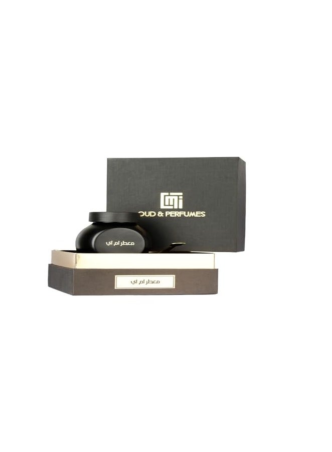 Mi Oud and Perfumes Ramadan and Eid Special: Luxury Oud Ma'Al Attar, 5 Tola / 60GM, Includes Two (2) Complimentary Khalta Bottles for Him and Her, Presented in an Elegant Gift Box.(Francis)