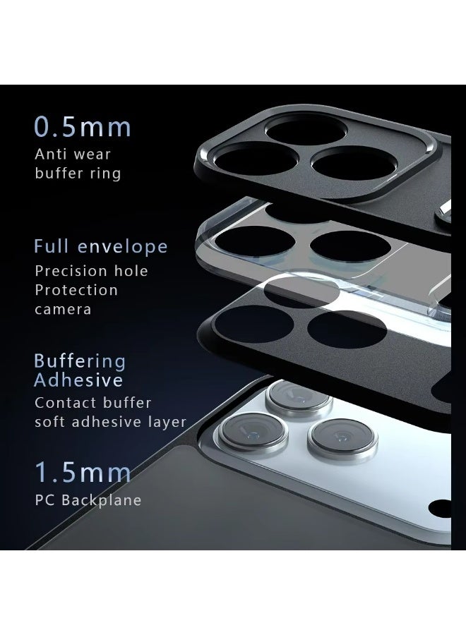 إكس ليفيل جراب iPhone 17 Pro Max، غطاء مغناطيسي قوي Magsafe، حماية من الدرجة الفضائية، مقاوم للخدش، جراب صلب نحيف ومضاد للصدمات لهاتف iPhone 17 Pro Max 5G مقاس 6.9 بوصة - أسود شفاف - Image 3