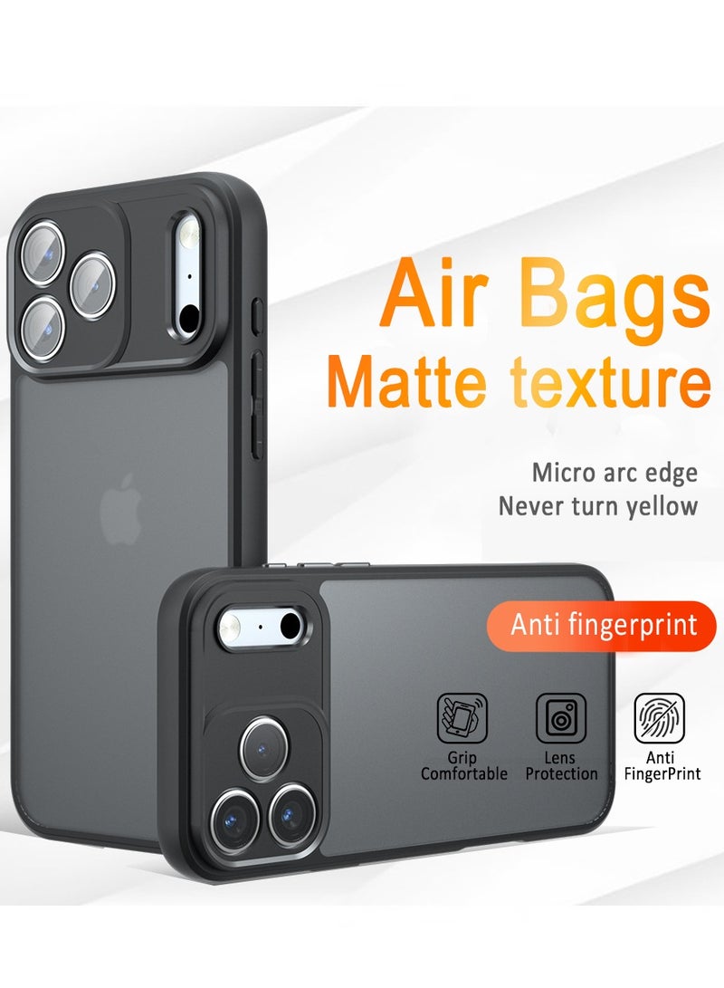 إكس ليفيل جراب iPhone 17 Pro Max، غطاء مغناطيسي قوي Magsafe، حماية من الدرجة الفضائية، مقاوم للخدش، جراب صلب نحيف ومضاد للصدمات لهاتف iPhone 17 Pro Max 5G مقاس 6.9 بوصة - أسود شفاف - Image 1