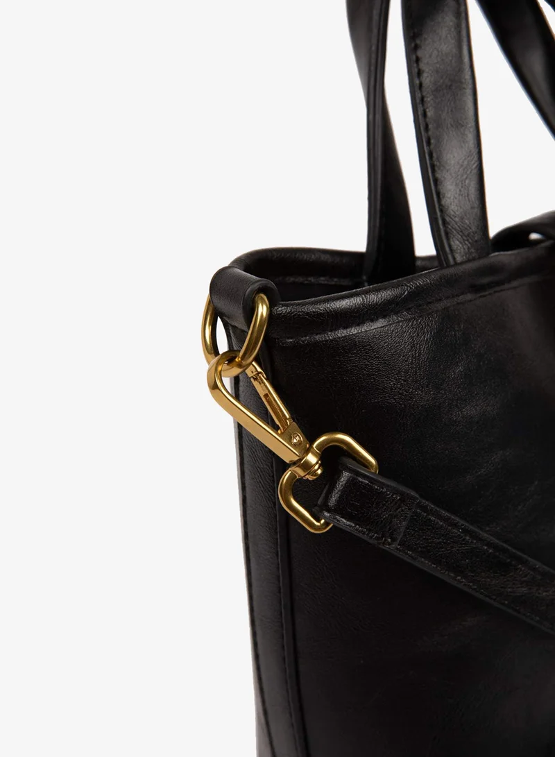 Defacto  Faux Leather Crossbody Bag  | Best Price UAE