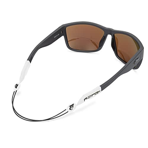 Pilotfish No Tail Adjustable Eyewear Retainer Cable Strap: Sunglasses, Eyeglasses, Glasses (14 Inch, Panda) - Image 1
