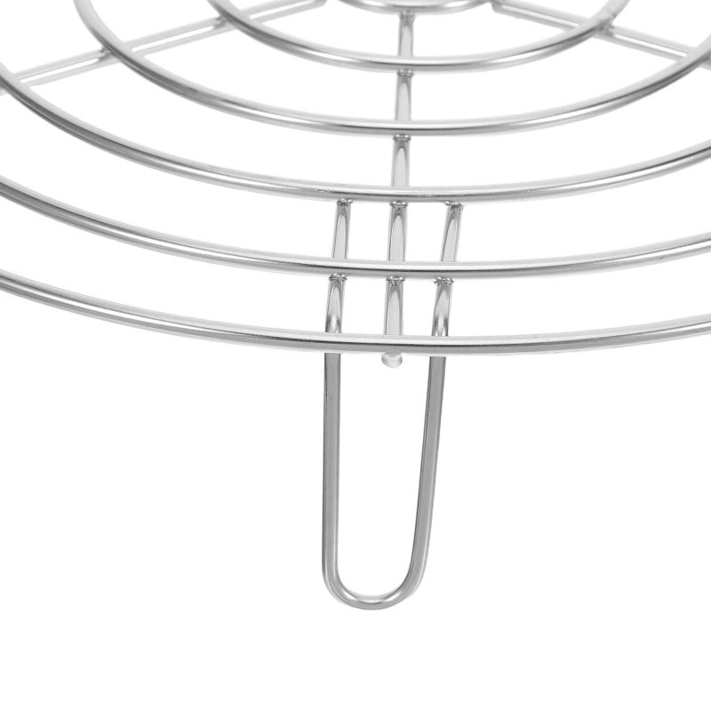 304 Stainless Steel 24cm Steaming Rack Multipurpose Anti Scald Steamer Stand - Image 4