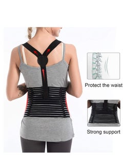GUDOO Maternity belt Belly Band Support Maternity Belt Pregnancy Belly Band Waist Abdominal Back Belly Band Support Brace Adjustable Breathable Belly Support Care Black L  - Image 4