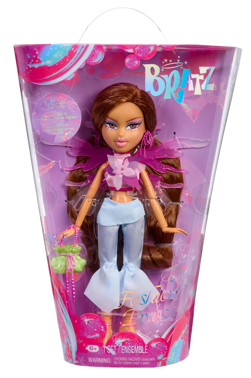 Bratz Fashion Pixiez Yasmin Collectible Fantasy Doll with Real Fashions and Accessories - Image 2