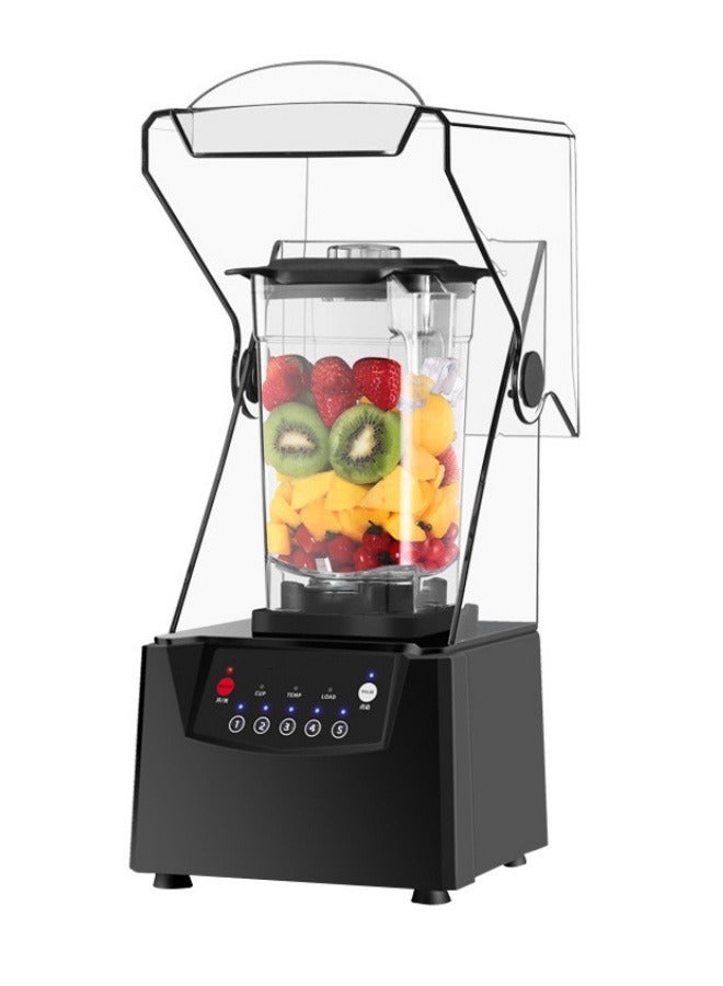 M MIAOYAN Commercial household smoothie machine with cover soundproof food processor silent smart blender juicer - Image 3
