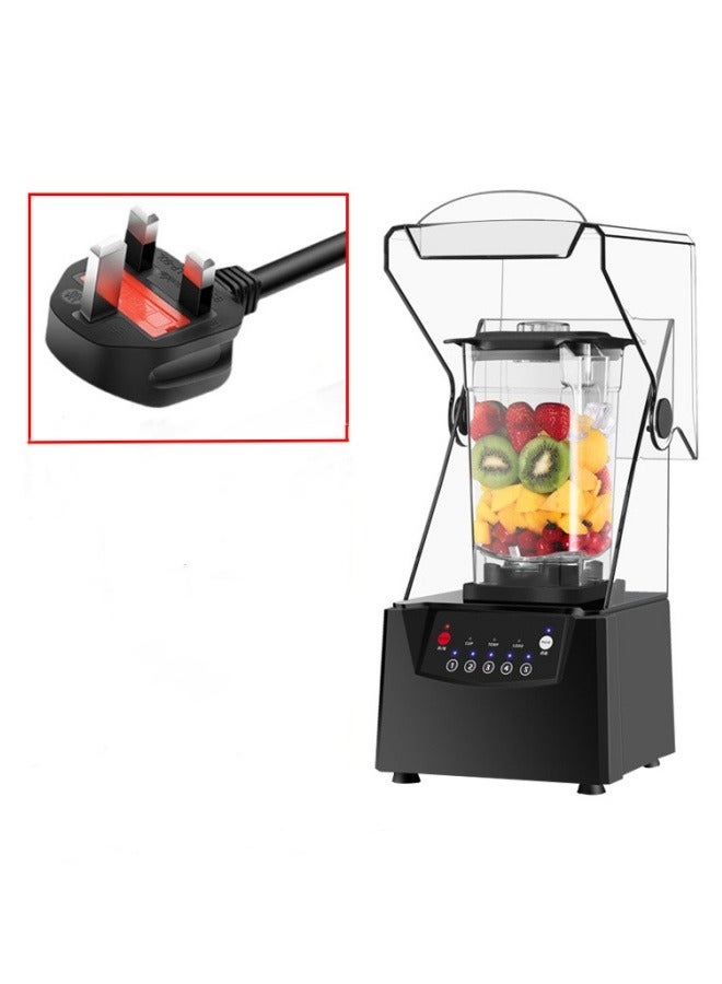 M MIAOYAN Commercial household smoothie machine with cover soundproof food processor silent smart blender juicer - Image 2
