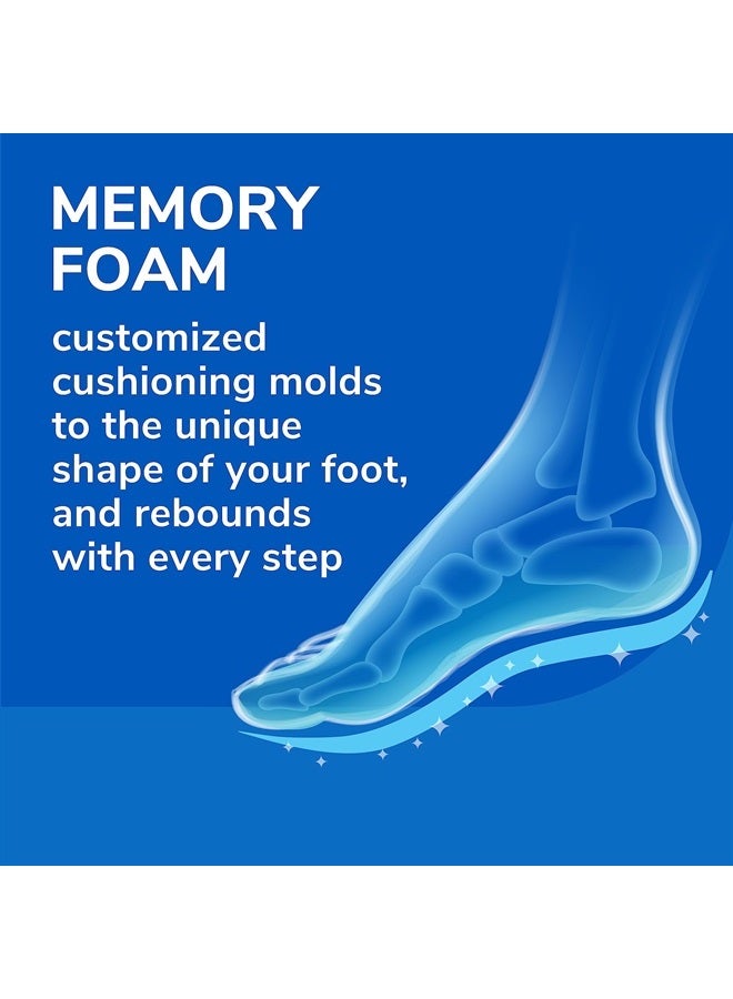 Dr. Scholl's Air-Pillo with Memory Foam Insoles, Unisex (Men 7-12) (Women 5-10), 1 Pair, Trim to Fit Inserts - Image 4