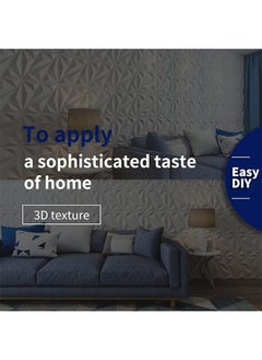 HQ-GAMING 3D Wall Panels for Interior PVC Brick Wallpaper White Wall Stickers Textured Wall Panels Decorative Wall Tiles Waterproof Wall Covering Panelsfor Wall Decor 30*30cm  - Image 5
