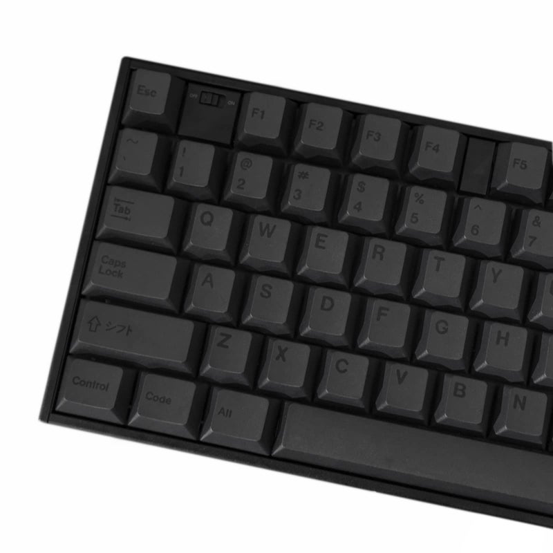PBT Keycaps 60 Percent Black 142 Keys Keycap Set Cherry Profile DYESub Custom Gray Theme Minimalist Style Keyboard keycaps Suitable for 606165687598 Mechanical Keyboard