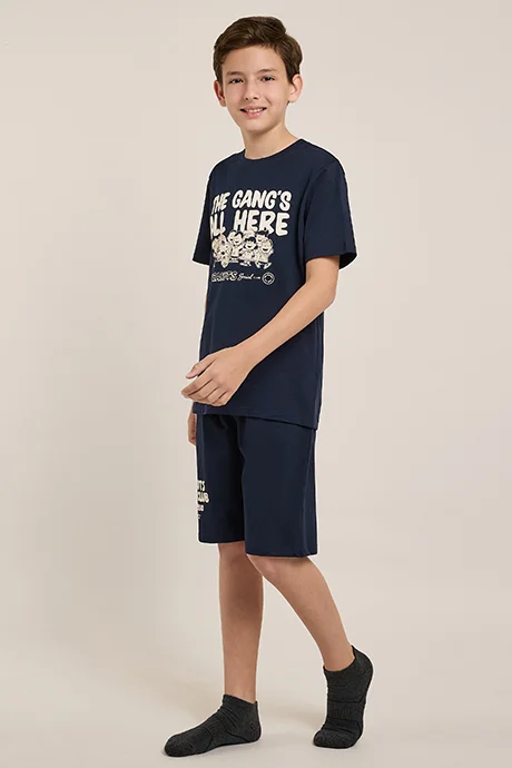 R&b Peanuts Print Pyjama Set