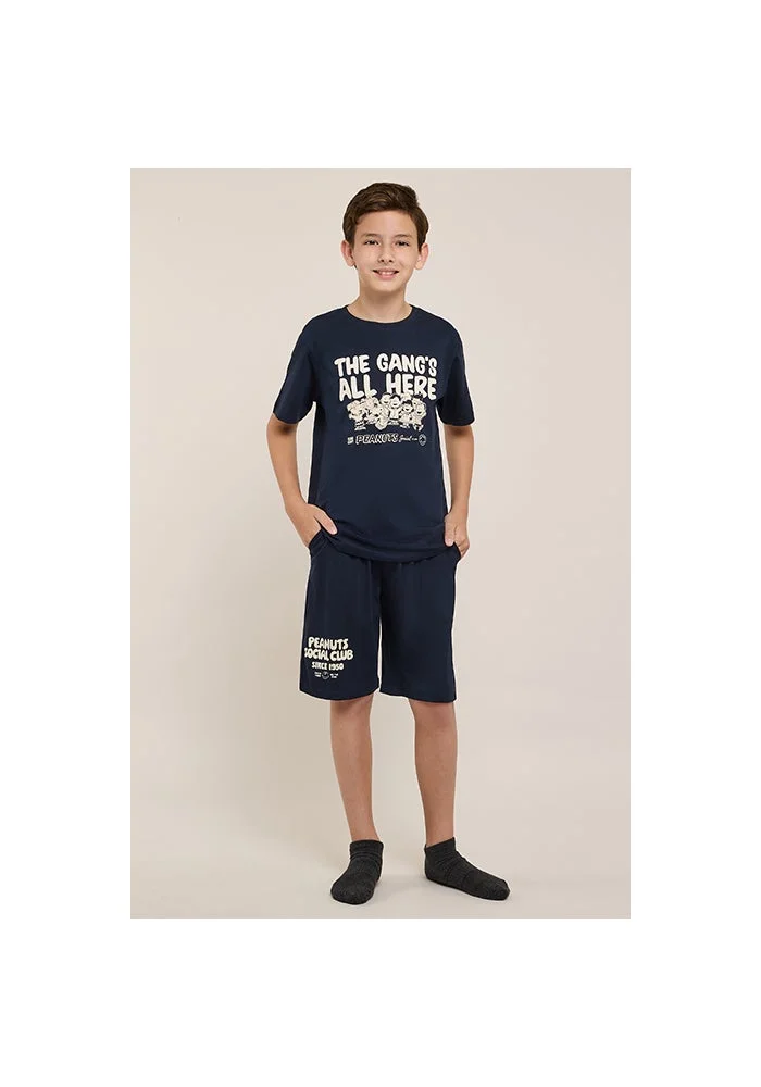 أر أند بي Peanuts Print Pyjama Set