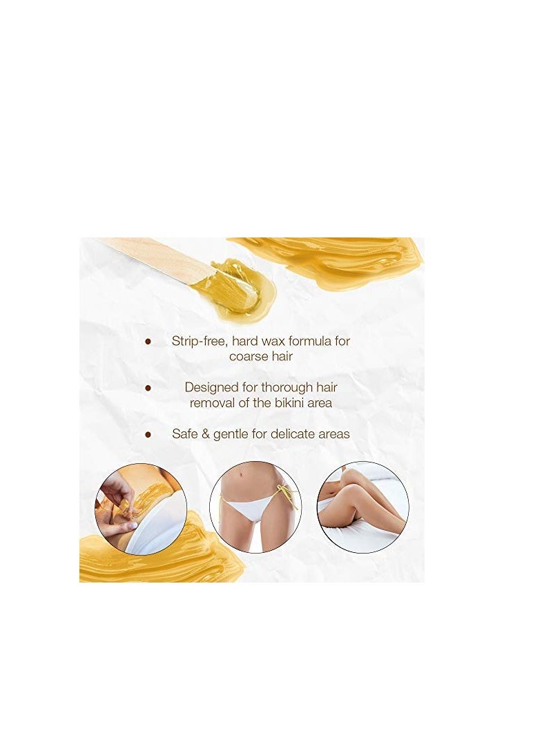 GiGi GiGi Brazilian Body Hard Wax, Smooth and Soft Bikini, Non-Strip, Suitable for Sensitive Skin, 14 oz, 1-pc  - Image 3