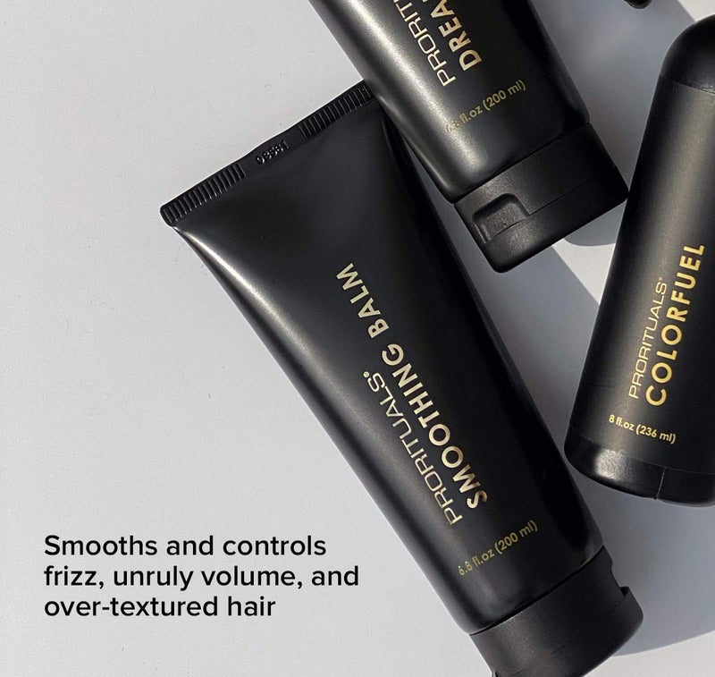 Prorituals Smoothing Balm - Unisex, Styling Hair Balm for Frizz Control, Adds Shine & Deep Moisture for Smooth Hair, Vegan, 6.8 fl oz - Image 1