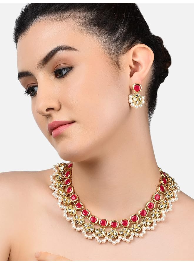 erorex Jewelery Set For Women Golden Zpfk8720 - Image 2