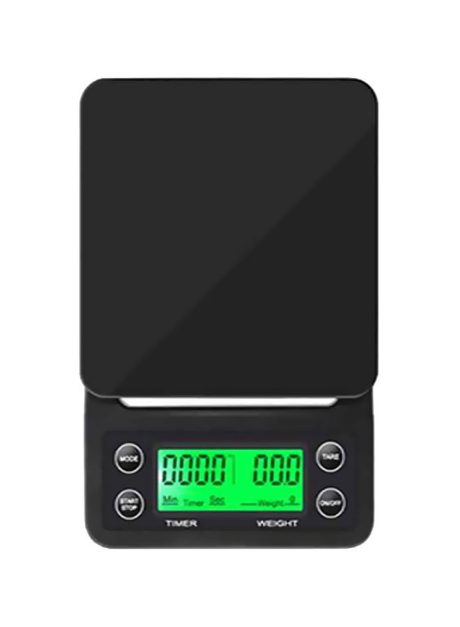 NIBEMINENT High Precision LCD Electronic Scale Black - Image 1