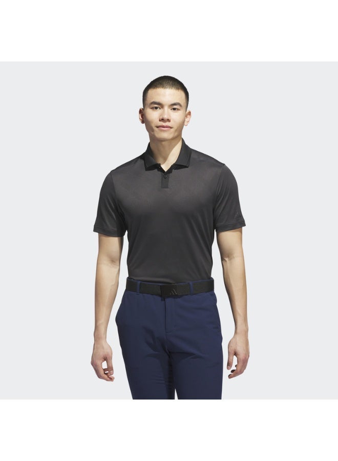 Adidas Tour Nylon Golf Polo Shirt - Black - Image 1