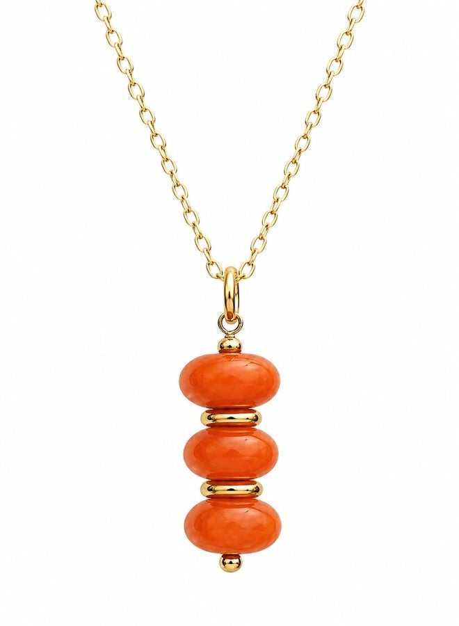 GEMPIRES NATURE’S TREASURE Store Gempires Carnelian Pendant Necklace - Image 1