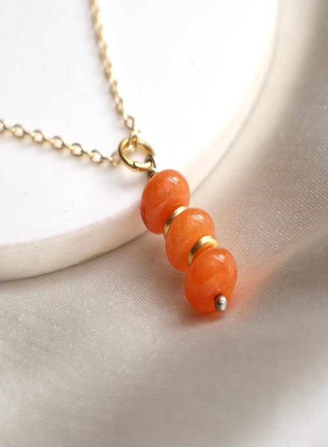 GEMPIRES NATURE’S TREASURE Store Gempires Carnelian Pendant Necklace - Image 3