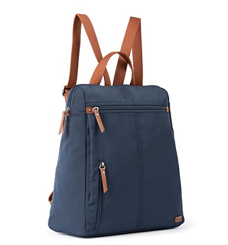 the sak Women's Recycled Esperato Backpack in Nylon, Spacious Bag with Adjustable Back Strap, Navy II, One Size, 109307 - Image 2