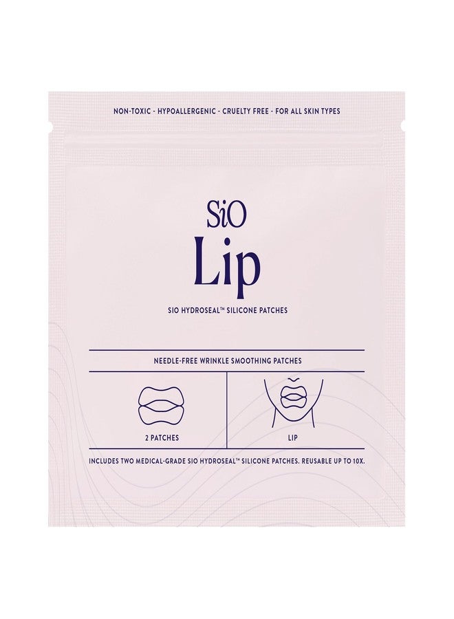 سيو لصقات سيليكون طبية من SiO Beauty Super LipLift - لصقات لتنعيم التجاعيد والخطوط الدقيقة - قابلة لإعادة الاستخدام حتى 10 مرات - لصقات تجميل صديقة للبيئة وخالية من القسوة على الحيوانات للشفاه والابتسامة - مجموعة واحدة (لصقتان) - Image 1