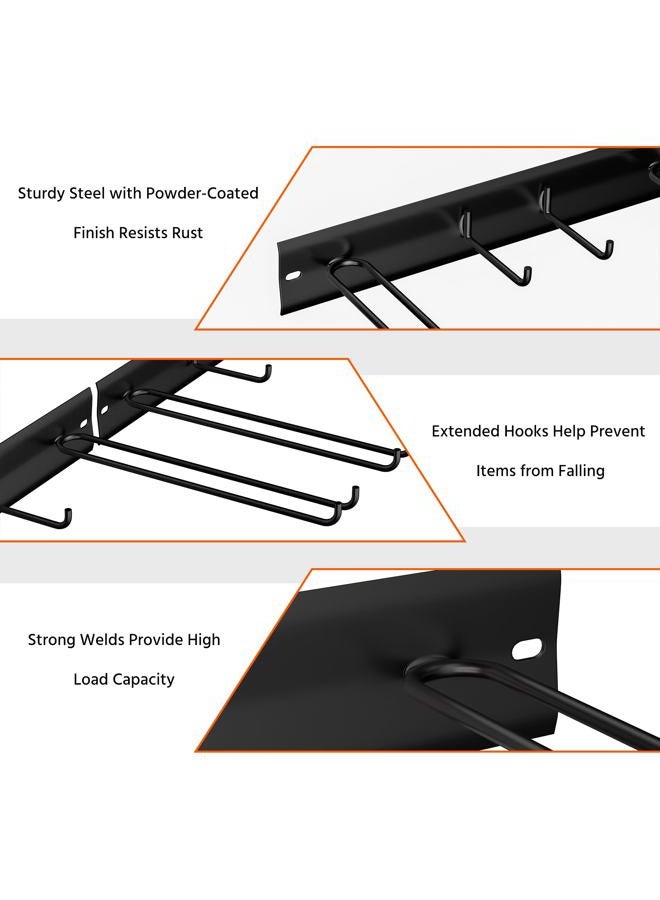 Ultrawall Wall Mount Ski Rack, Garage Ski Storage Rack, Ski Hangers For 8 Pairs of Skis - Image 4
