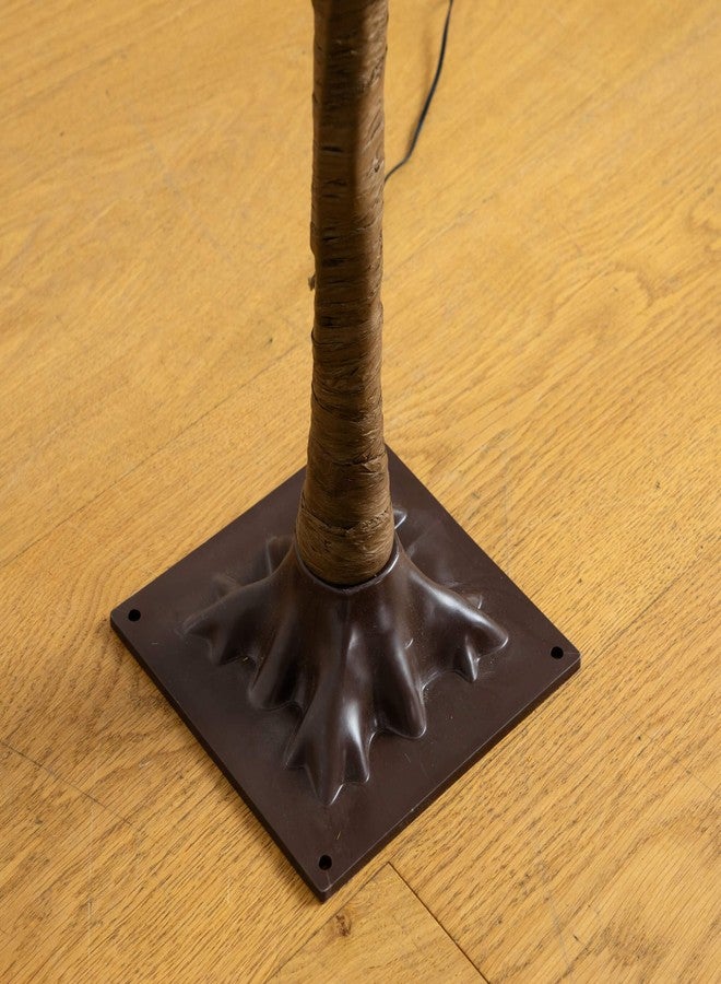 Nearly Natural 4ft Pre-Lit Green Autumn Oak Artificial Fall Tree with 150 Warm White LED Lights - Image 5