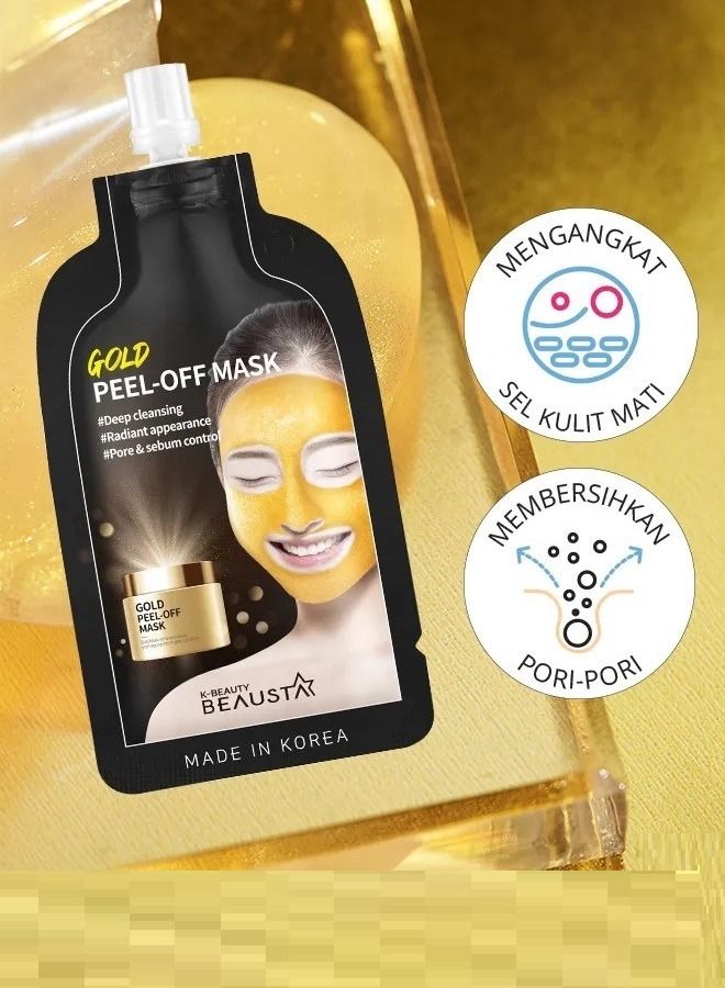 BEAUSTA 3 Pack of Beausta Gold Peel Off Mask  20 ml - Image 5