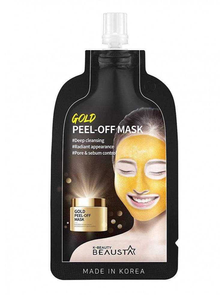 BEAUSTA 3 Pack of Beausta Gold Peel Off Mask  20 ml - Image 2