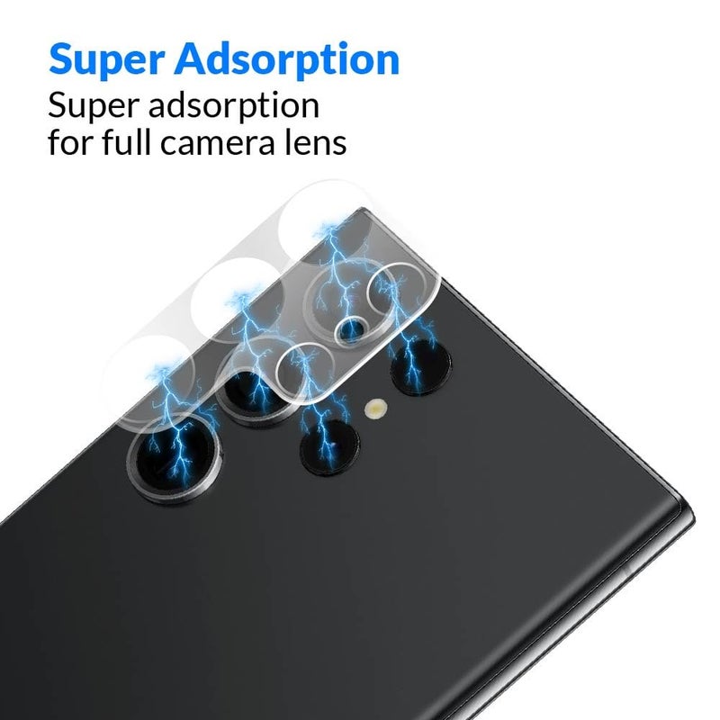 FIRST MART Premium Camera Lens Protection For Samsung Galaxy S23 Ultra (6.8 Inches) With Edge To Edge Coverage (Full Transparent) (Pack of 1) - Image 3
