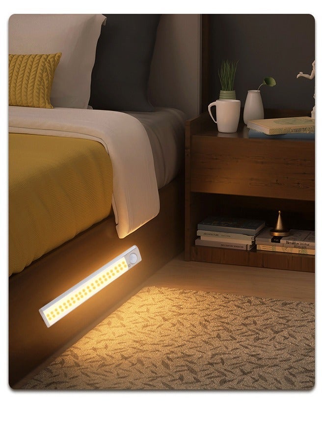 HOMESTAR LED Under Cabinet Lighting Closet Light Motion Sensor Indoor USB Rechargeable Dimmable Wireless Stick Night Strip for Kitchen, Wardrobe, Garage, Staircase, Bedroom. - Image 5