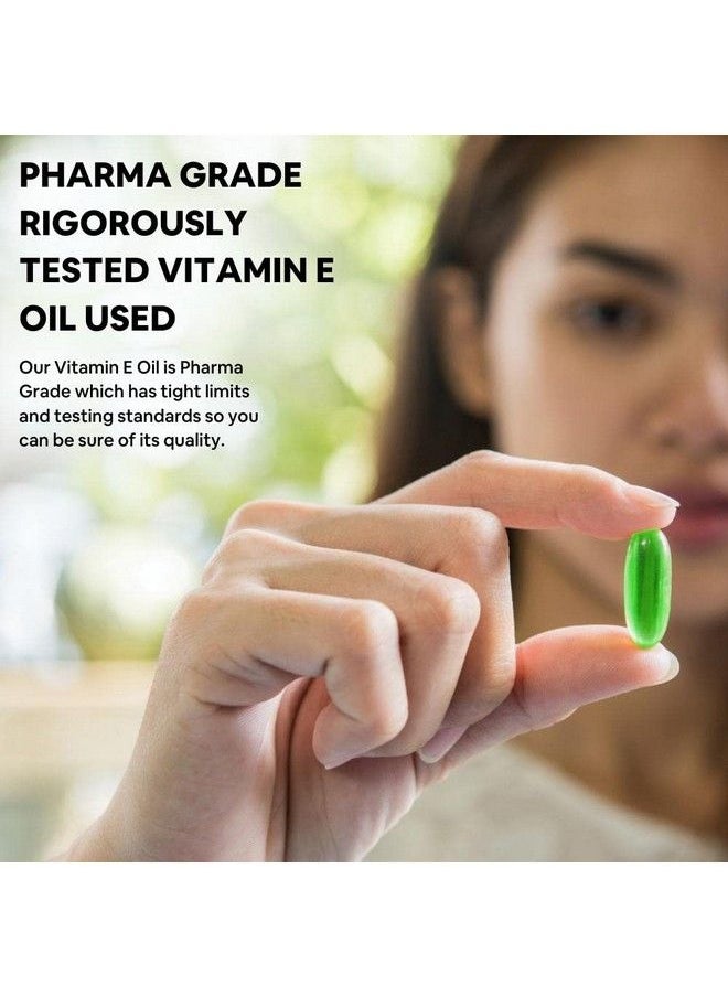 CARBAMIDE FORTE - Cf Vitamin E 400Mg Capsules For Face And Hair 100% Natural Vitamin E Paraben Free 120 Capsules - Image 1