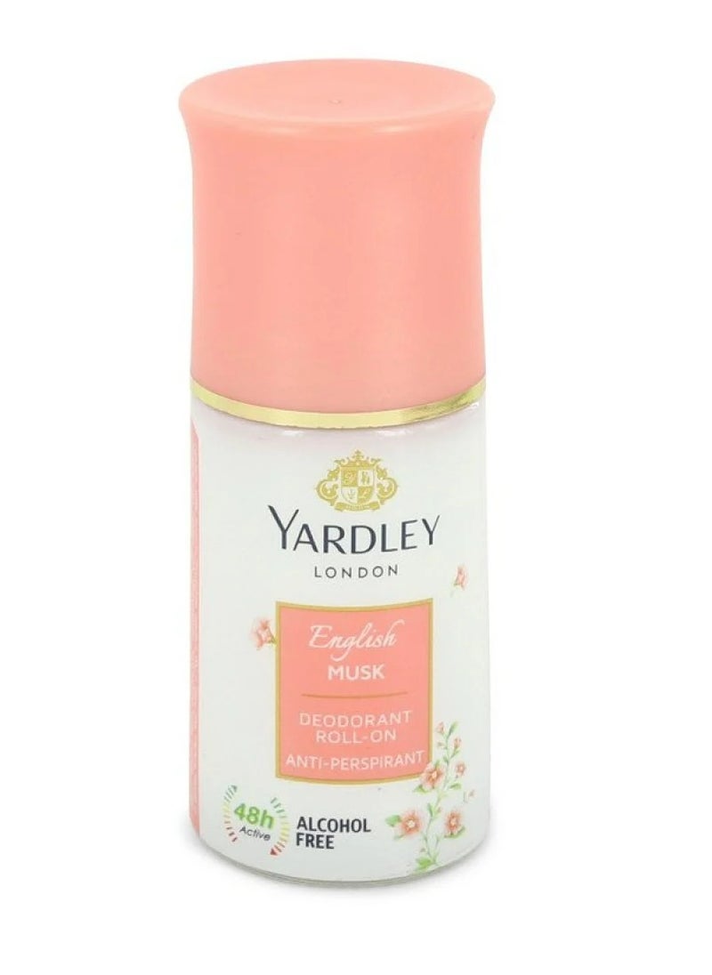 Yardley Yardley Roll On English Musk For Women 50m  - Image 1