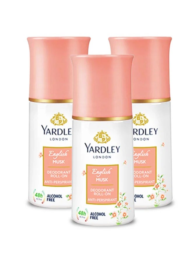 Yardley Yardley Roll On English Musk For Women 50m  - Image 2