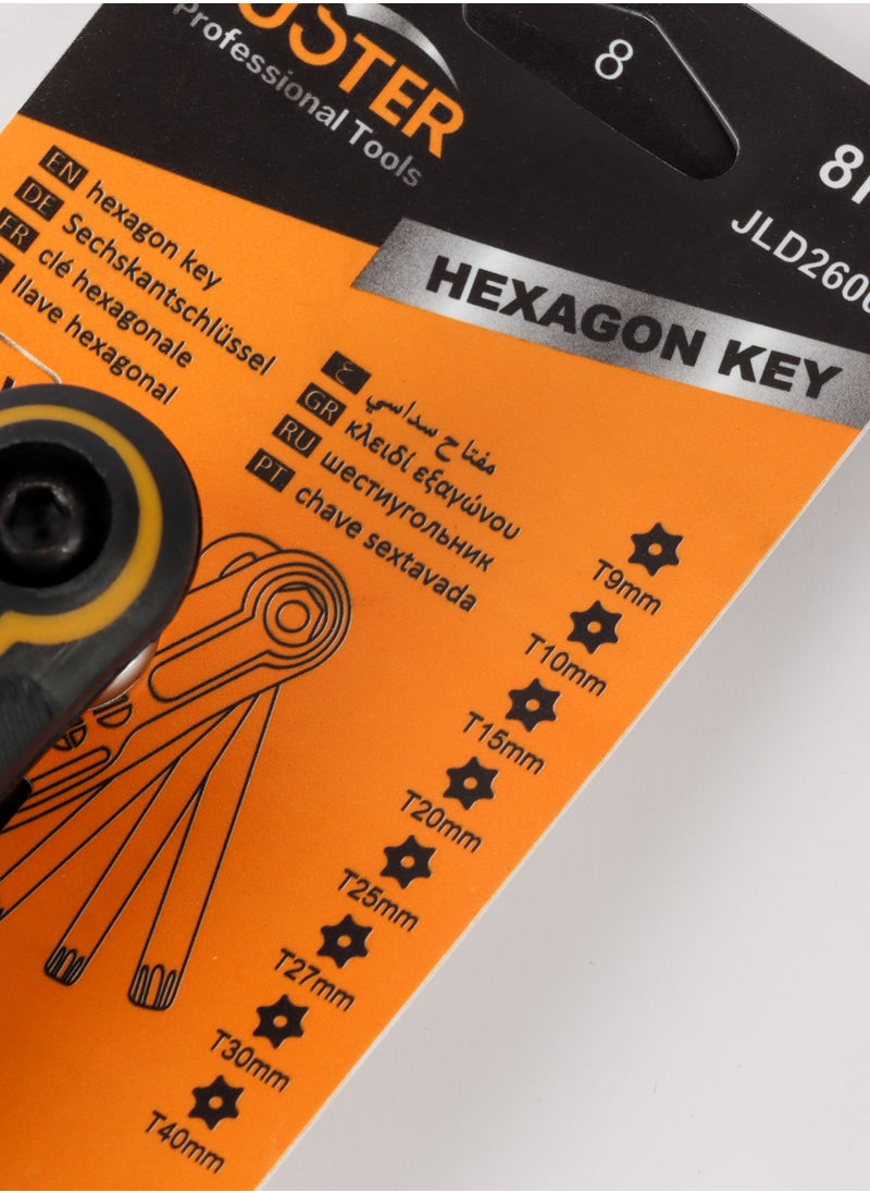 JUSTER - Folding Hex Key Wrench Set Screwdrivers Kit - Image 1