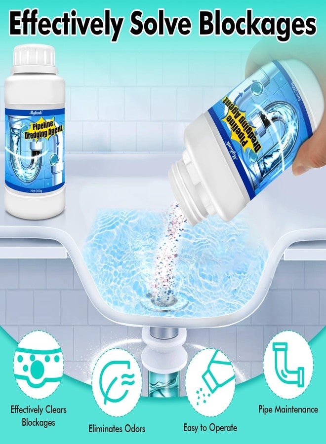 Mgkenk Powerful Pipe Dredging Agent,Drain Clog Remover,Kitchen Drain Cleaner for Unclogs Bathroom and Kitchen Sinks,Drains,Shower Pipes,Tubs & Toilets - Image 2