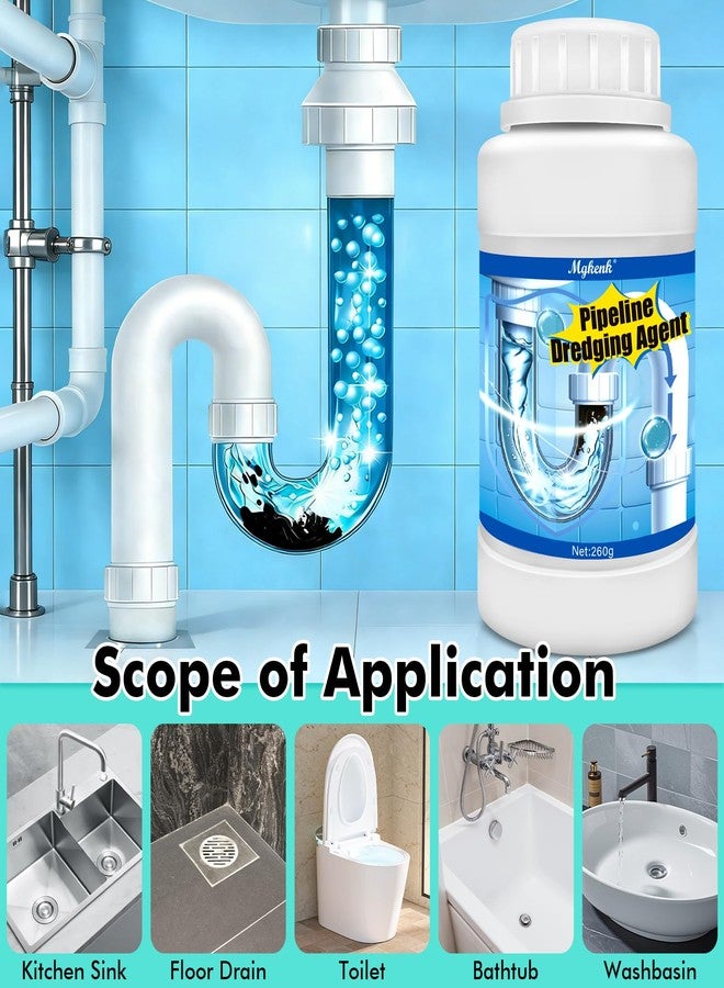 Mgkenk Powerful Pipe Dredging Agent,Drain Clog Remover,Kitchen Drain Cleaner for Unclogs Bathroom and Kitchen Sinks,Drains,Shower Pipes,Tubs & Toilets - Image 3
