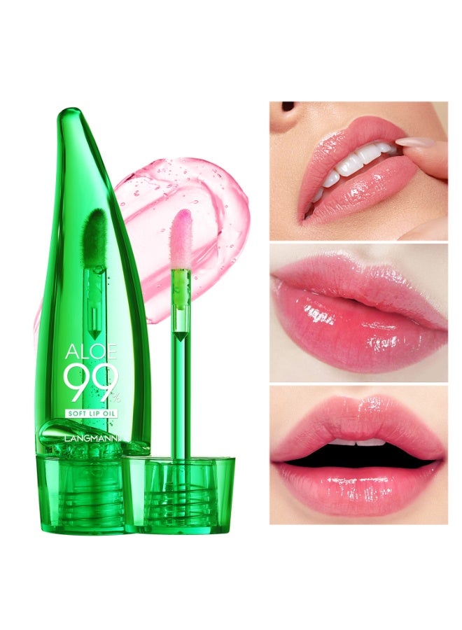 LANGMANNI Aloe Vera Color Changing Lipstick, Temperature Activated Lip Balm, Moisturizing Lip Care Stick, Waterproof & Anti-Drying, Long Lasting Tinted Lipstick for Women - Image 1
