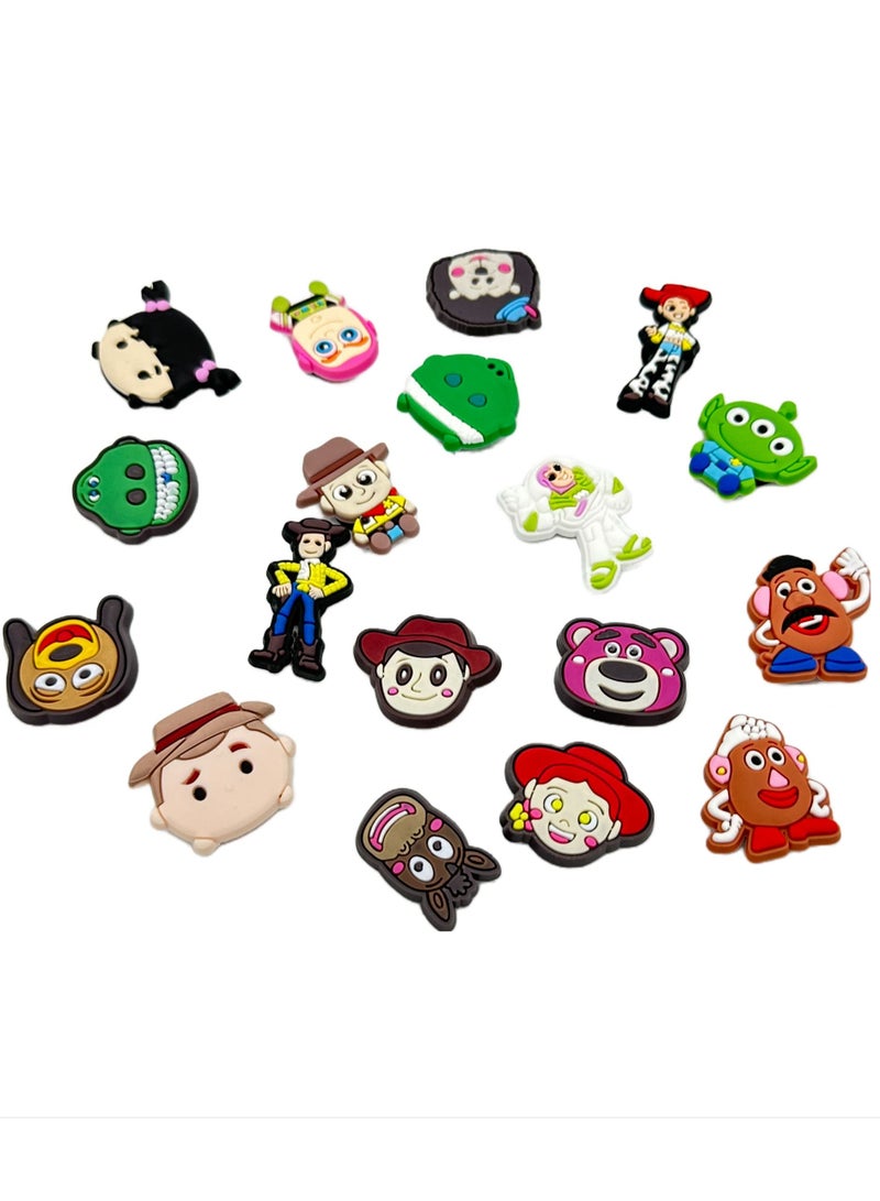 Toys Story Jibbitz Shoe Decoration Charms Crocs Shoes Slippers and Mini Charm Bracelet Wristband for Men Women and Kids - Image 2