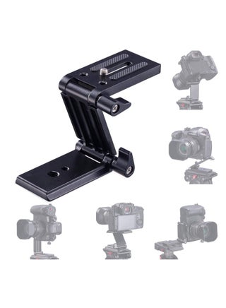 Universal Flex Tilt Head Z Mount Bracket, Tripod Head Quick Release Plate Mounting for Monopod Slider Rail Cage Rig Stabilizer Gimbal for DSLR Camera for Canon, for Nikon, for Sony, for Panasonic - pzsku/ZCB0F399898818D312364Z/45/_/1706595936/b37b2df2-3843-423d-aaed-d550cf938602