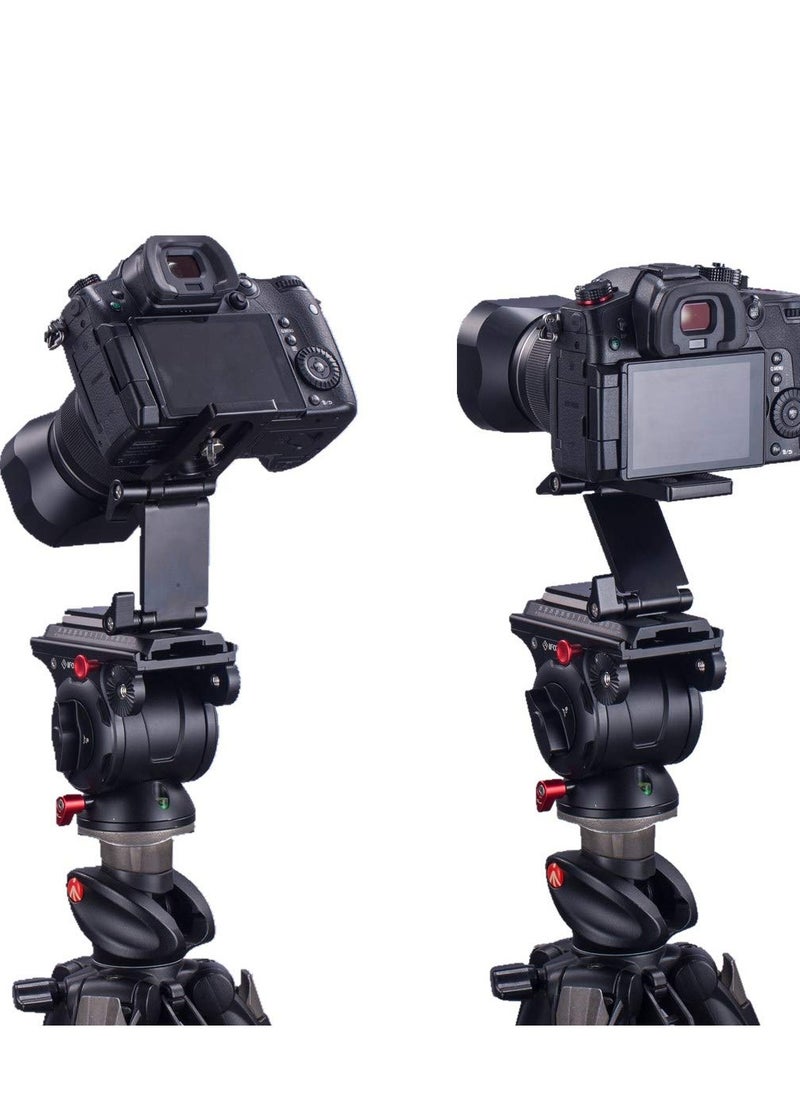 SYOSI - Universal Flex Tilt Head Z Mount Bracket, Tripod Head Quick Release Plate Mounting for Monopod Slider Rail Cage Rig Stabilizer Gimbal for DSLR Camera for Canon, for Nikon, for Sony, for Panasonic - Image 1