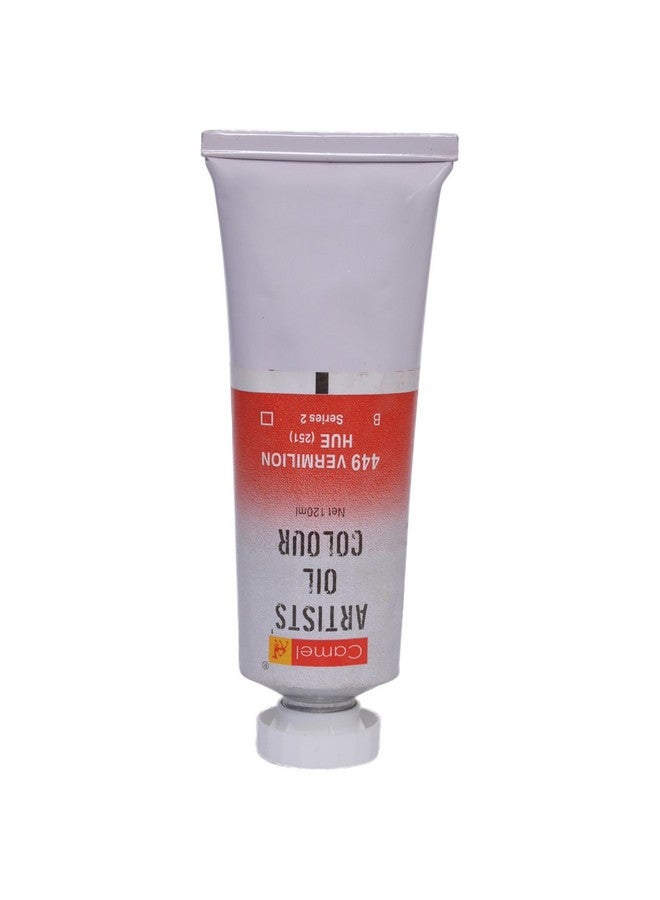 Camel Vermilion Hue Artist Oil Color-120 ML