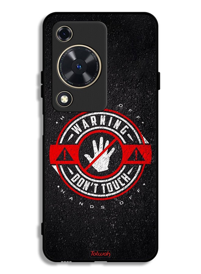 Tolwak Huawei Nova Y63 Protective Case Cover Warning Do Not Touch
