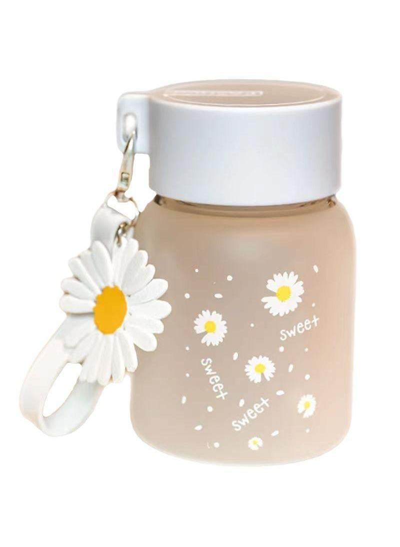 Little Daisy Glass Cup Portable Cup Water Bottle - Image 4