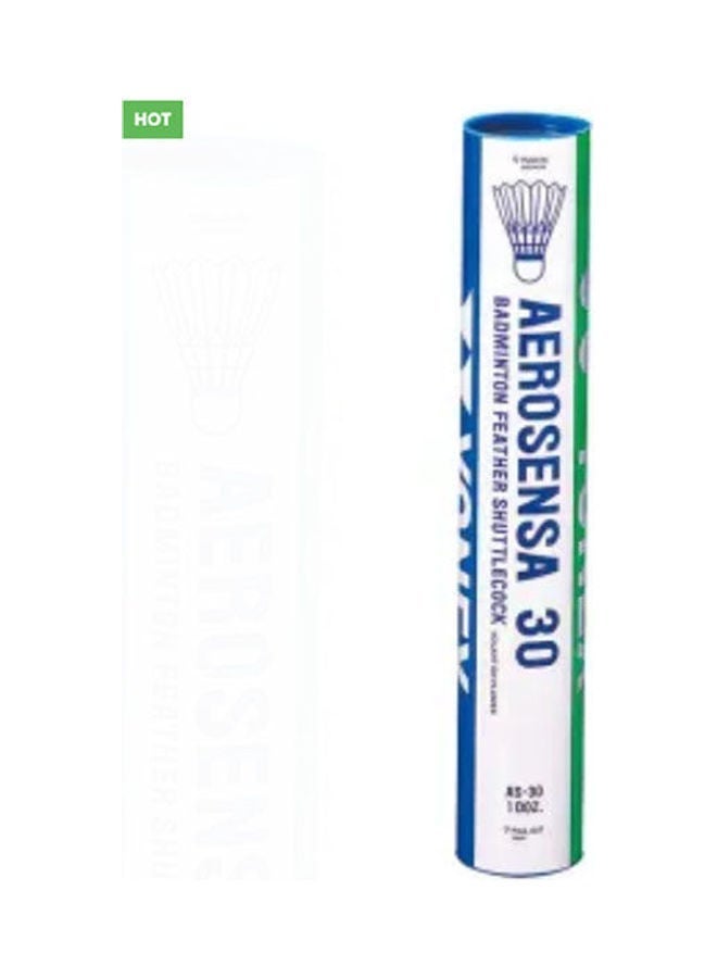 Yonex Nanoray Ace Cyan Badminton Racket + Aerosensa 30 Shuttlecocks Pack - Image 2