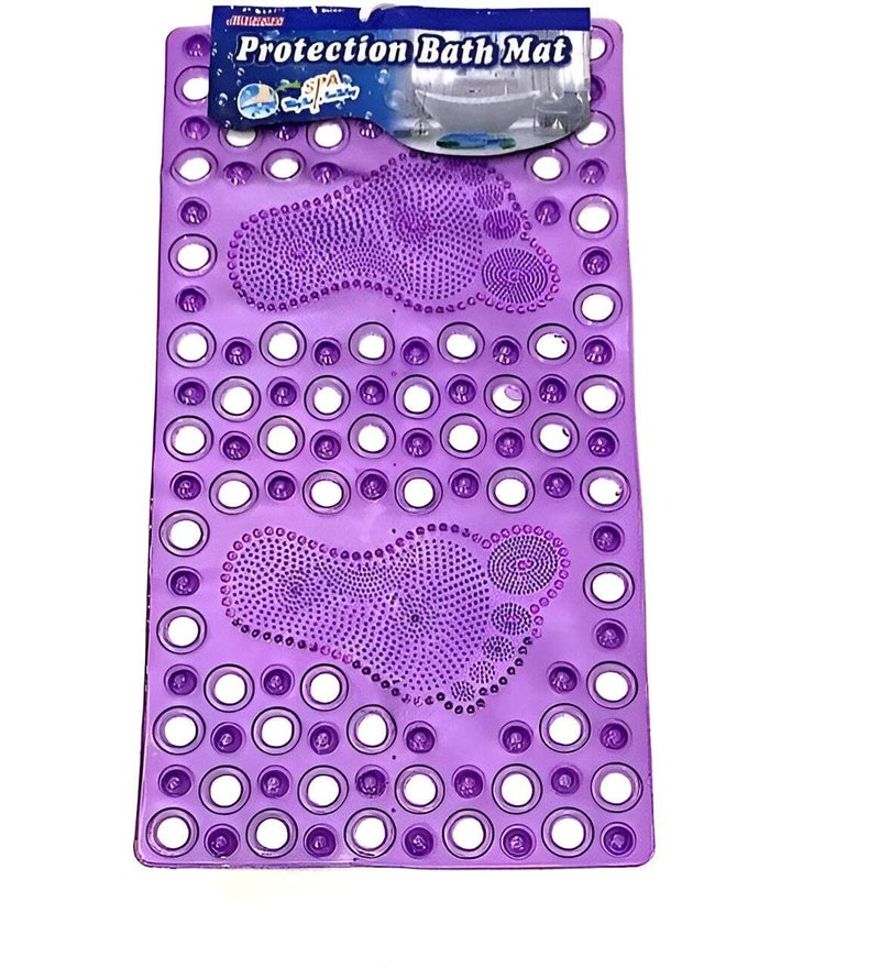 Foot-Shaped Mat - Anti-Slip Silicone Bath Mat with Strong Suction Cup Base, Ideal for Ceramic Floors, Measures 60x40cm, Ensures Safety and Comfort in Your Bathroom (1) - Image 3
