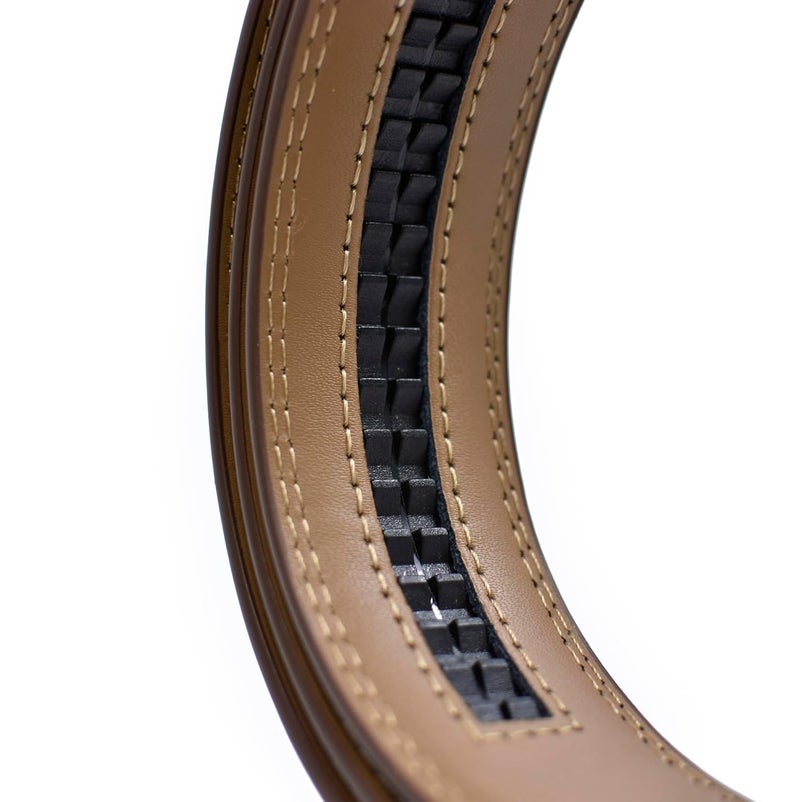 Wildhorn محفظة جلدية فاخرة وحزام قفل تلقائي فاخرة للرجال | مجموعة هدايا مدمجة للرجال | مثالية لعيد الميلاد، الذكرى السنوية والهدايا الاحتفالية (تان) - Image 4